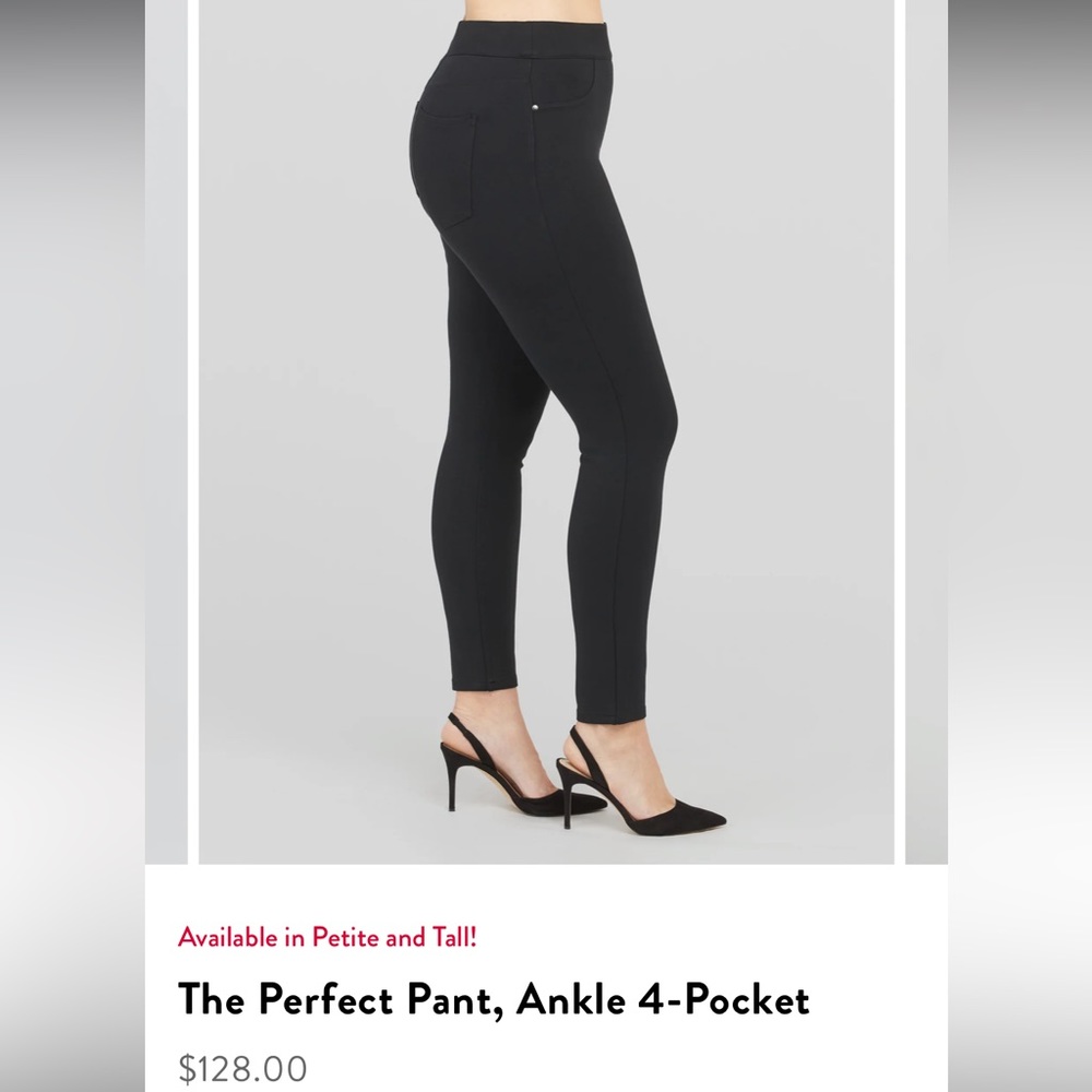 NWT Spanx Perfect Pant, Ankle 4-Pocket